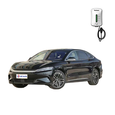 BYD 한 EV 605km 챔피언 에디션 FWD 전기 자동차 빨간색 연료 100% 전기 제조
