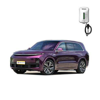 은색 리?? L9 MAX 7석 AWD 드라이브 전기 SUV 다중 링크 전면 서스펜션