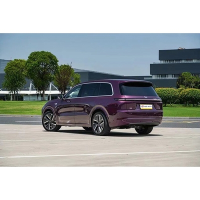 은색 리?? L9 MAX 7석 AWD 드라이브 전기 SUV 다중 링크 전면 서스펜션